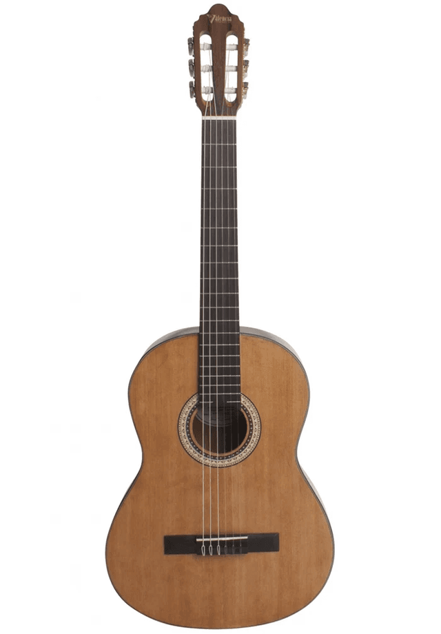 Valencia VC404 classical guitar, vintage natural